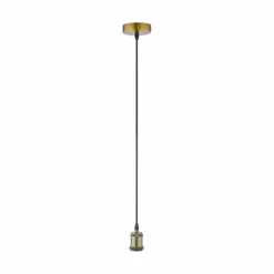 Lampes Industrielles-Luminaires Leuchten Direkt Suspension Leuchten Direkt DIY Laiton, 1 lumière