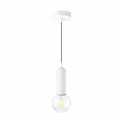 Lampes Industrielles-Luminaires Leuchten Direkt Suspension Leuchten Direkt TURN ME Blanc, 1 lumière