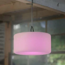 Luminaires Leuchten Direkt Suspension Leuchten Direkt HOLLY LED Noir, Blanc, 1 lumière, Changeur de couleurs