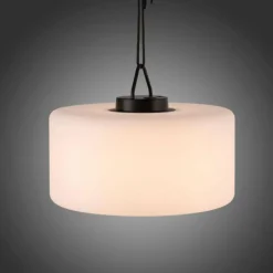 Luminaires Leuchten Direkt Suspension Leuchten Direkt HOLLY LED Noir, Blanc, 1 lumière, Changeur de couleurs