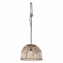 Style Boho-Chic-Luminaires Leuchten Direkt Suspension Leuchten Direkt DAVID LED Brun, 1 lumière, Télécommandes, Changeur de couleurs