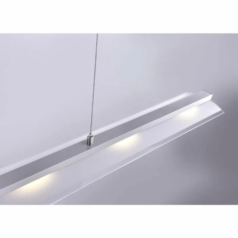 Luminaires Leuchten Direkt Suspension Leuchten-Direkt NELE LED Acier inoxydable, 5 lumières