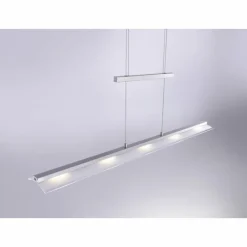 Luminaires Leuchten Direkt Suspension Leuchten-Direkt NELE LED Acier inoxydable, 5 lumières