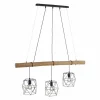 Lampes Vintages & Rétros-Luminaires Leuchten Direkt Suspension Leuchten-Direkt EDGAR Noir, 3 lumières