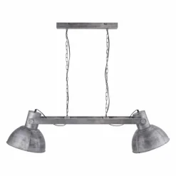Lampes Industrielles-Luminaires Leuchten Direkt Suspension Leuchten-Direkt SAMIA Gris, 2 lumières