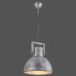 Lampes Industrielles-Luminaires Leuchten Direkt Suspension Leuchten-Direkt SAMIA Gris, 1 lumière