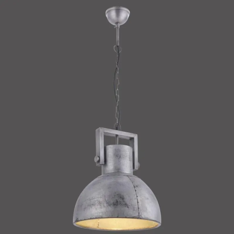 Lampes Industrielles-Luminaires Leuchten Direkt Suspension Leuchten-Direkt SAMIA Gris, 1 lumière