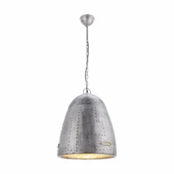 Lampes Industrielles-Luminaires Leuchten Direkt Suspension Leuchten-Direkt SAMIA Gris, 1 lumière