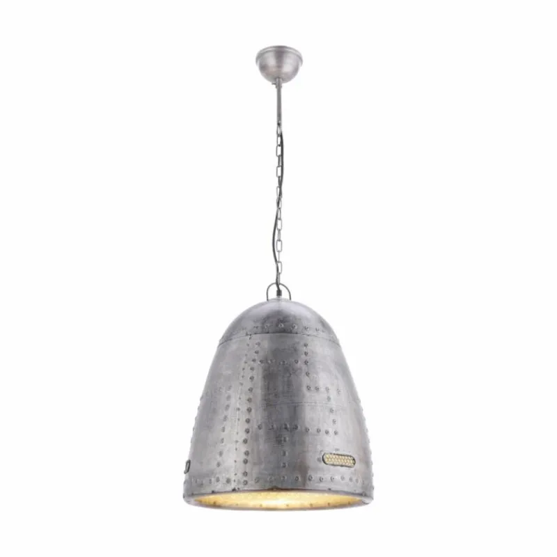Lampes Industrielles-Luminaires Leuchten Direkt Suspension Leuchten-Direkt SAMIA Gris, 1 lumière