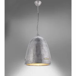 Lampes Industrielles-Luminaires Leuchten Direkt Suspension Leuchten-Direkt SAMIA Gris, 1 lumière