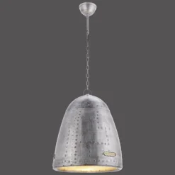 Lampes Industrielles-Luminaires Leuchten Direkt Suspension Leuchten-Direkt SAMIA Gris, 1 lumière