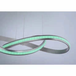 Luminaires Leuchten Direkt Suspension Leuchten-Direkt Ls-MELINDA LED Acier inoxydable, 1 lumière, Télécommandes, Changeur de couleurs