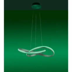 Luminaires Leuchten Direkt Suspension Leuchten-Direkt Ls-MELINDA LED Acier inoxydable, 1 lumière, Télécommandes, Changeur de couleurs