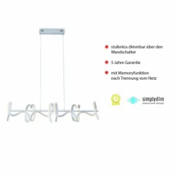 Luminaires Leuchten Direkt Suspension Leuchten-Direkt CURLS LED Noir, 4 lumières* Éclairage Led