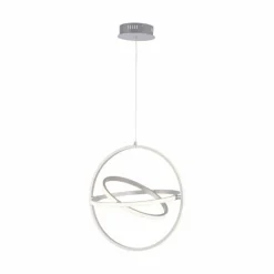Lampes À Boules-Luminaires Leuchten Direkt Suspension Leuchten-Direkt JELLA LED Nickel mat, 3 lumières