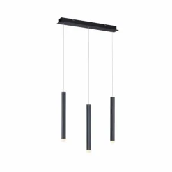 Luminaires Leuchten Direkt Suspension Leuchten-Direkt BRUNO LED Noir, 3 lumières* Éclairage Led