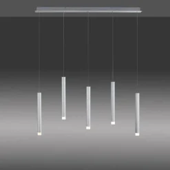 Luminaires Leuchten Direkt Suspension Leuchten-Direkt BRUNO LED Aluminium, 5 lumières* Éclairage Led