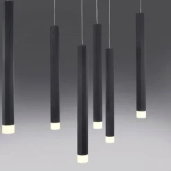 Luminaires Leuchten Direkt Suspension Leuchten-Direkt BRUNO LED Noir, 10 lumières* Éclairage Led