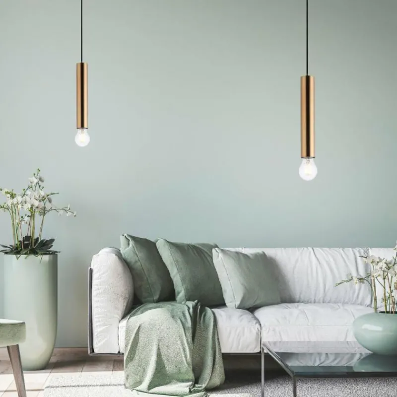Luminaires Leuchten Direkt Suspension Leuchten-Direkt BRUNA Laiton, 1 lumière* Suspensions