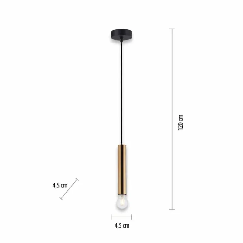 Luminaires Leuchten Direkt Suspension Leuchten-Direkt BRUNA Laiton, 1 lumière* Suspensions