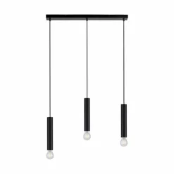 Luminaires Leuchten Direkt Suspension Leuchten-Direkt BRUNA Noir, 3 lumières* Suspensions
