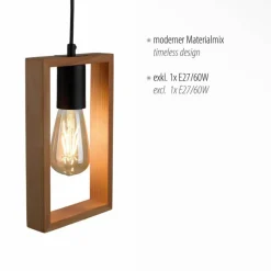 Lampes Vintages & Rétros-Luminaires Leuchten Direkt Suspension Leuchten-Direkt FRANKY Noir, 1 lumière