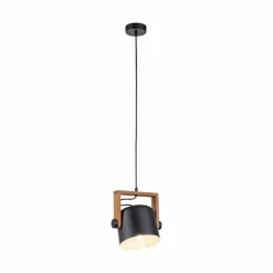 Lampes En Bois-Luminaires Leuchten Direkt Suspension Leuchten-Direkt CUP Noir, 1 lumière