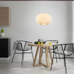 Lampes Vintages & Rétros-Luminaires Leuchten Direkt Suspension Leuchten-Direkt PAPEL Blanc, 1 lumière