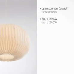 Lampes Vintages & Rétros-Luminaires Leuchten Direkt Suspension Leuchten-Direkt PAPEL Blanc, 1 lumière