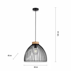 Lampes Vintages & Rétros-Luminaires Leuchten Direkt Suspension Leuchten-Direkt LAMI Noir, 1 lumière