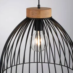Lampes Vintages & Rétros-Luminaires Leuchten Direkt Suspension Leuchten-Direkt LAMI Noir, 1 lumière