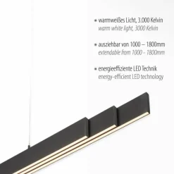 Luminaires Leuchten Direkt Suspension Leuchten-Direkt LUZI LED Anthracite, 3 lumières* Éclairage Led