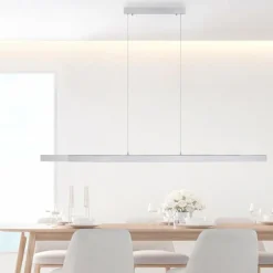 Luminaires Leuchten Direkt Suspension Leuchten-Direkt LUZI LED Argenté, 3 lumières* Éclairage Led