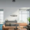 Luminaires Leuchten Direkt Suspension Leuchten-Direkt RITUS LED Anthracite, 1 lumière* Éclairage Led
