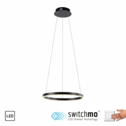 Luminaires Leuchten Direkt Suspension Leuchten-Direkt RITUS LED Anthracite, 1 lumière* Éclairage Led
