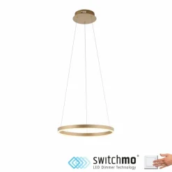 Luminaires Leuchten Direkt Suspension Leuchten-Direkt RITUS LED Laiton, 1 lumière* Suspensions