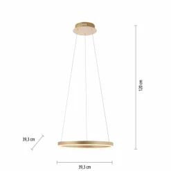 Luminaires Leuchten Direkt Suspension Leuchten-Direkt RITUS LED Laiton, 1 lumière* Suspensions