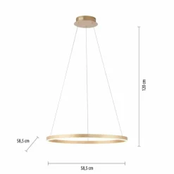 Luminaires Leuchten Direkt Suspension Leuchten-Direkt RITUS LED Laiton, 1 lumière* Éclairage Led