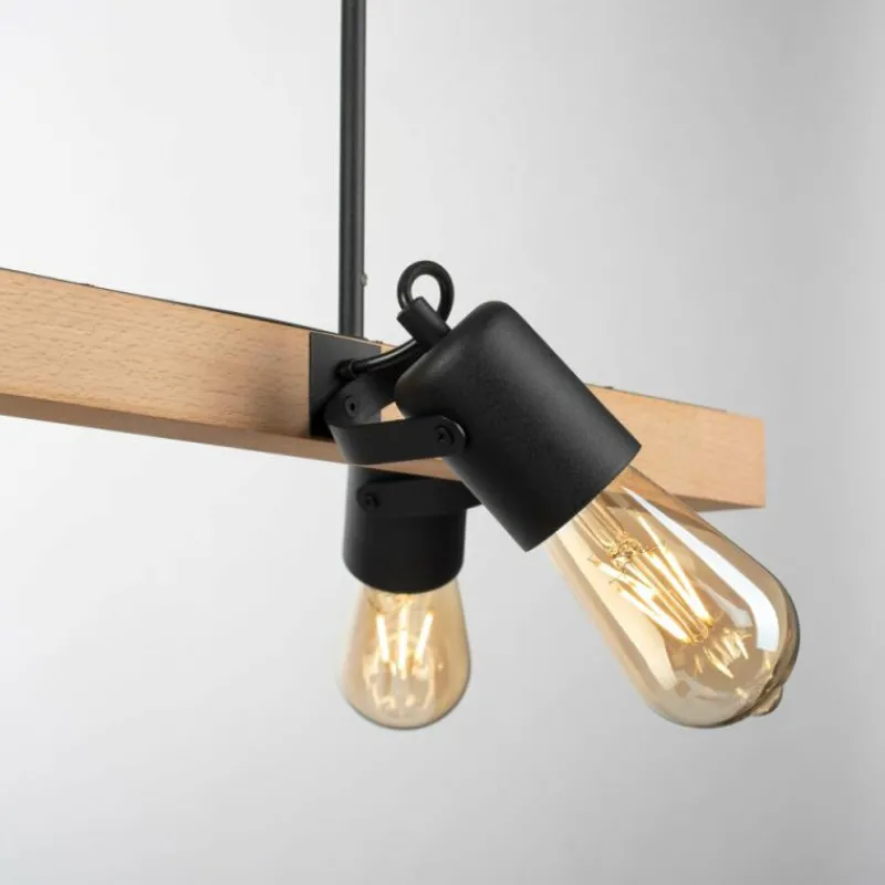 Lampes Vintages & Rétros-Luminaires Leuchten Direkt Suspension Leuchten-Direkt CANOP Écru, Noir, 4 lumières