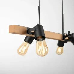 Lampes Vintages & Rétros-Luminaires Leuchten Direkt Suspension Leuchten-Direkt CANOP Écru, Noir, 4 lumières