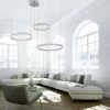 Luminaires Leuchten Direkt Suspension Leuchten-Direkt LILLUTI LED Argenté, 2 lumières, Télécommandes* Éclairage Led