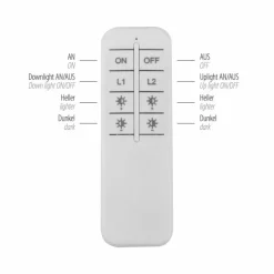 Luminaires Leuchten Direkt Suspension Leuchten-Direkt LILLUTI LED Argenté, 2 lumières, Télécommandes* Éclairage Led