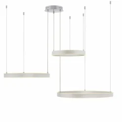 Luminaires Leuchten Direkt Suspension Leuchten-Direkt LILLUTI LED Argenté, 2 lumières, Télécommandes* Éclairage Led