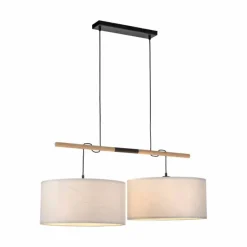 Luminaires Scandinaves-Luminaires Leuchten Direkt Suspension Leuchten-Direkt GREEN SOFIE Écru, Noir, 2 lumières