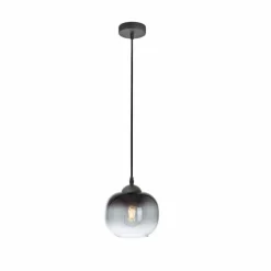 Suspension Verre Fumé-Luminaires Leuchten Direkt Suspension Leuchten-Direkt ZEA Noir, 1 lumière