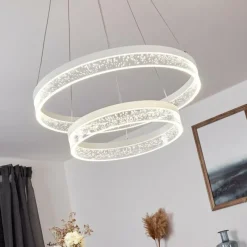 hofstein Suspension Lezha LED Blanc, 2 lumières