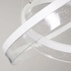 hofstein Suspension Lezha LED Blanc, 2 lumières