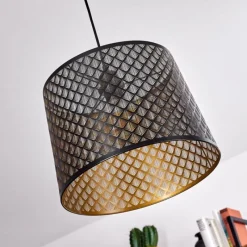 Lampes Vintages & Rétros-hofstein Suspension Libreville Noir, 1 lumière