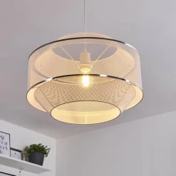 hofstein Suspension Limassol Blanc, 1 lumière