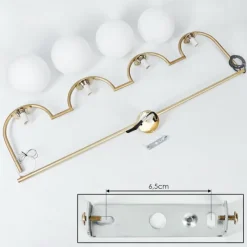 hofstein Suspension Lisca Or, 4 lumières